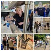 Fotocollage mit Höhepunkten des Besuches